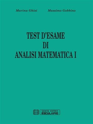 cover image of Test d'esame di analisi matematica 1